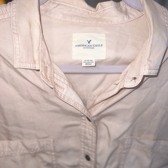 American eagle cropped button up - Picture 7 of 9